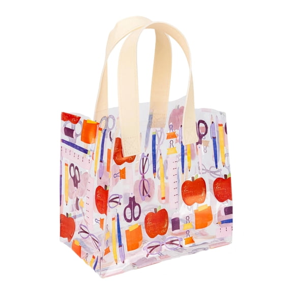 Glasses Pattern Gifting Bag, 1 pack, 9.60 x 14.37 x 5.43 in, Reusable Handheld Carry Bag, Tote Bag