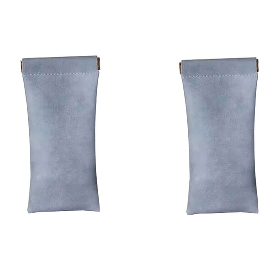 Glasses Pouch, Sunglasses Case, Self-Closing Velvet Bag, Portable Anti-Scratch Storage for Eyewear