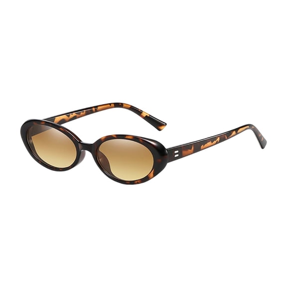 Glasses Product Category Women's Polarized Oval for Casual Sun Classic with Shield Timeless Eyewear for Home and Holidays Seasonal Ready and Fashionable Sunshade, Brown