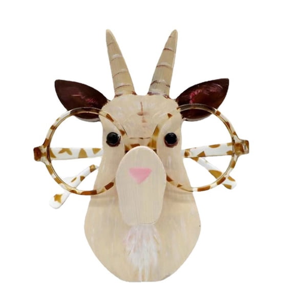 Glasses Rack Hand Carved Eyeglasses Spectacle Sunglasses Holder Jewelry Display Stand Home Office Decoration