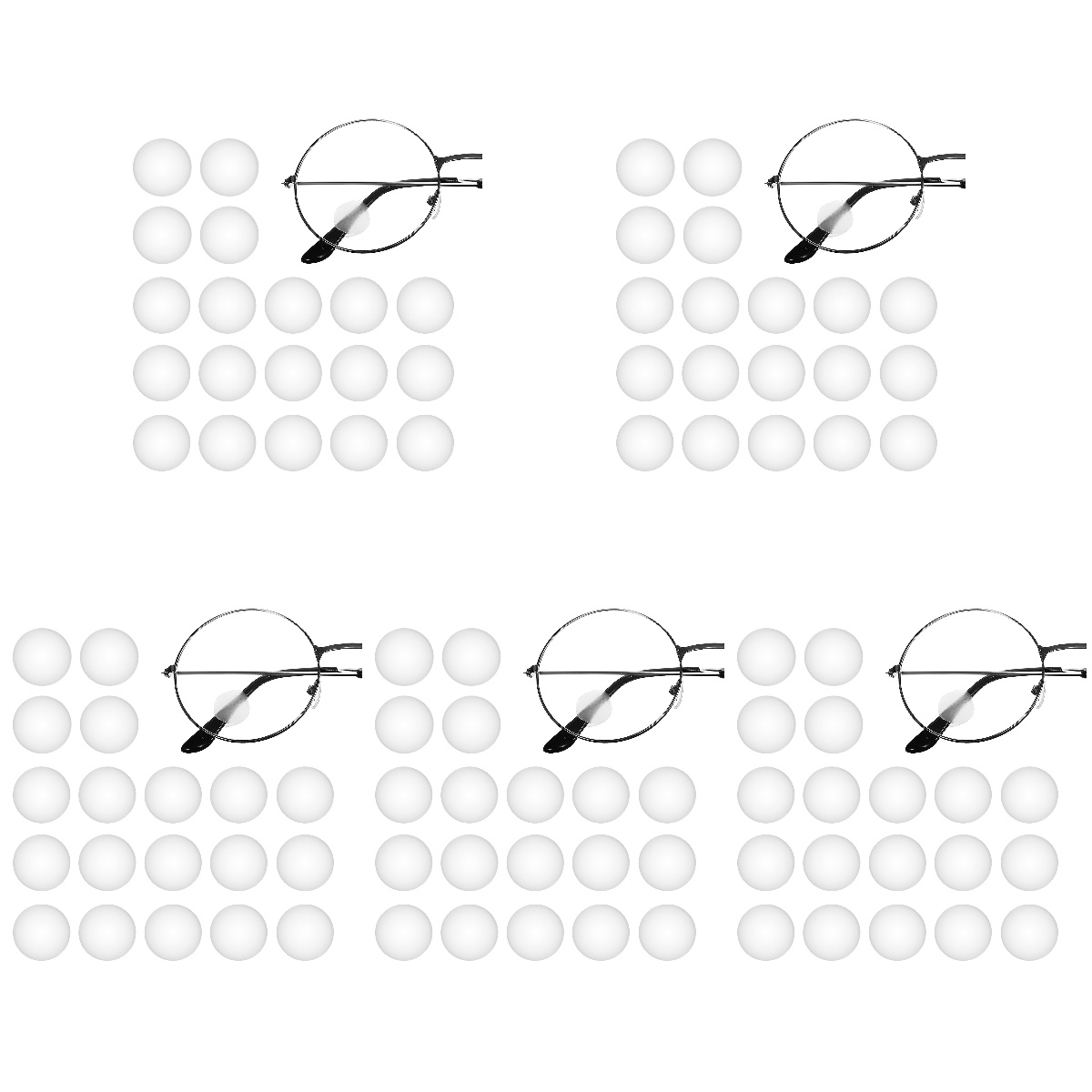 Glasses Retainer Ear Hooks Rubber Eyeglass Grips Child 50 Pairs Frames