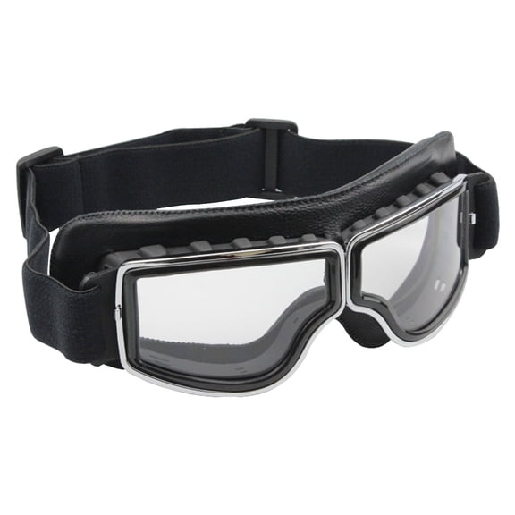 Glasses Riding Eye Gear for Men Motorcycle Goggles Fit Over Glasses for Scooter ATV Off-Road Windproof Scratch- Fog-Free Performance