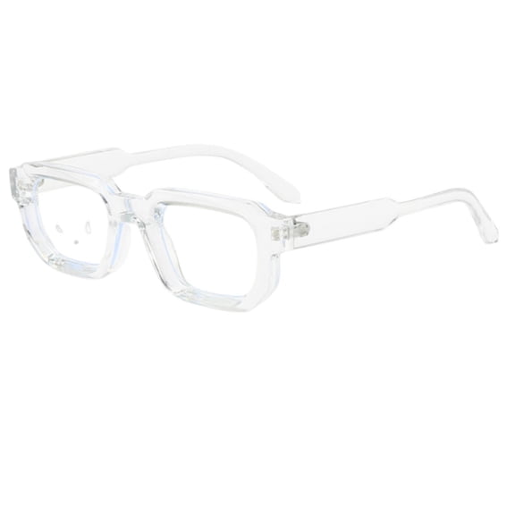Glasses Riding Eyewear for All Ages Featuring Square Thick Glasses with Modern Rectangular Design for Blue Light and Lightweight Aluminum Frame
