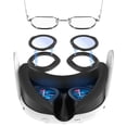 thumbnail image 1 of Glasses Spacer Protector for Meta Quest 3, Blue Light Blocking Glasses for Oculus Quest 3, VR Protector Accessories Anti-Scratch Ring Prevent Eyeglass from Scratching for Meta Quest 3, 1 of 14