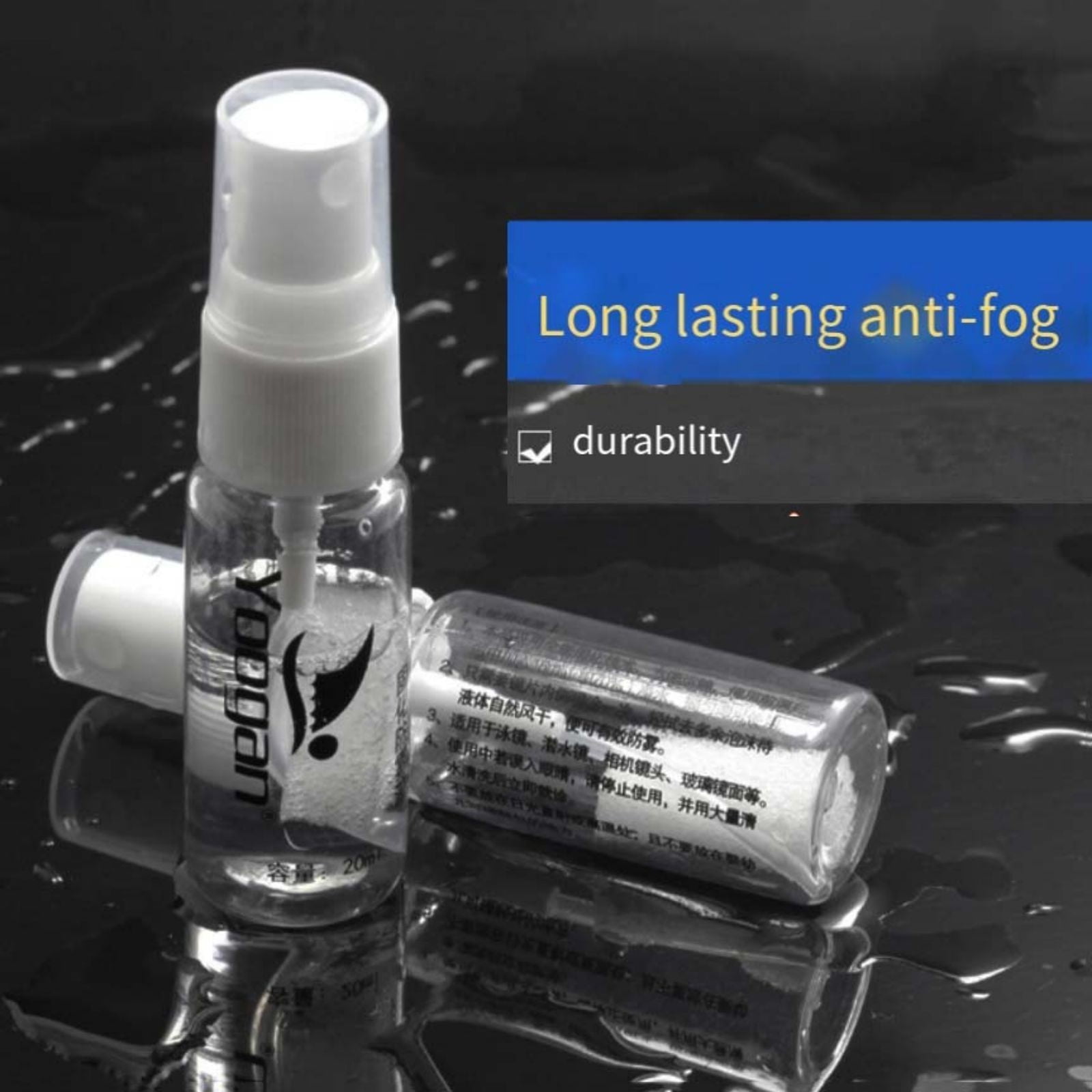 Glasses Spray AntiFog Spray Glass Cleaner Spray Swim Goggles Defogger