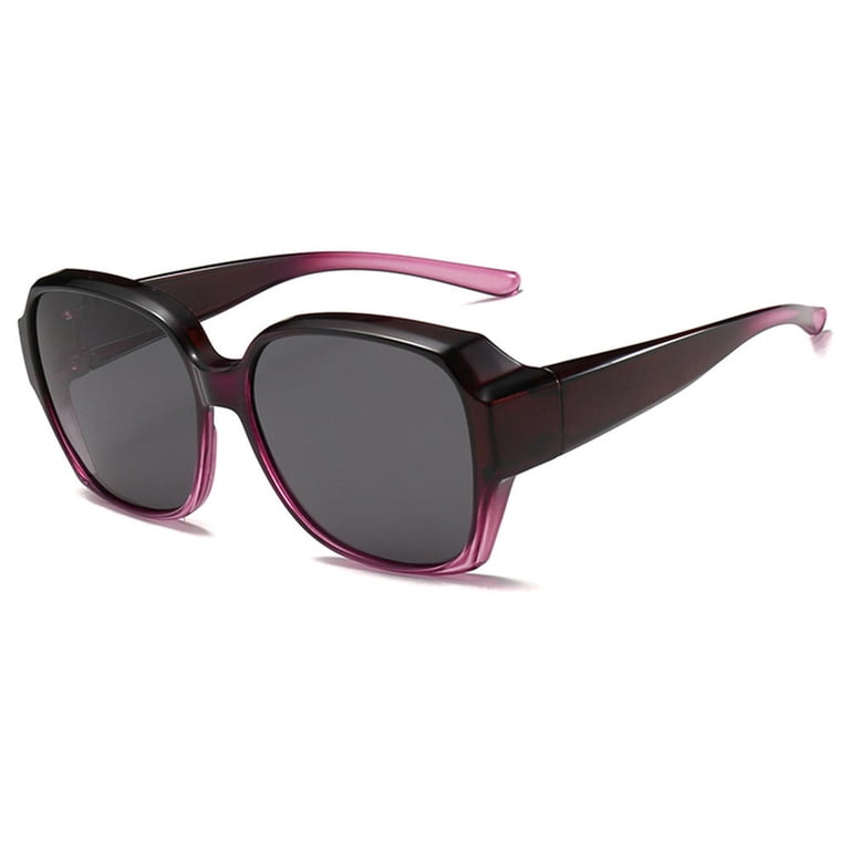 Polarized Fit Over Glasses Sunglasses for Women, Square Wrap Around s-l400.jpg main image 3