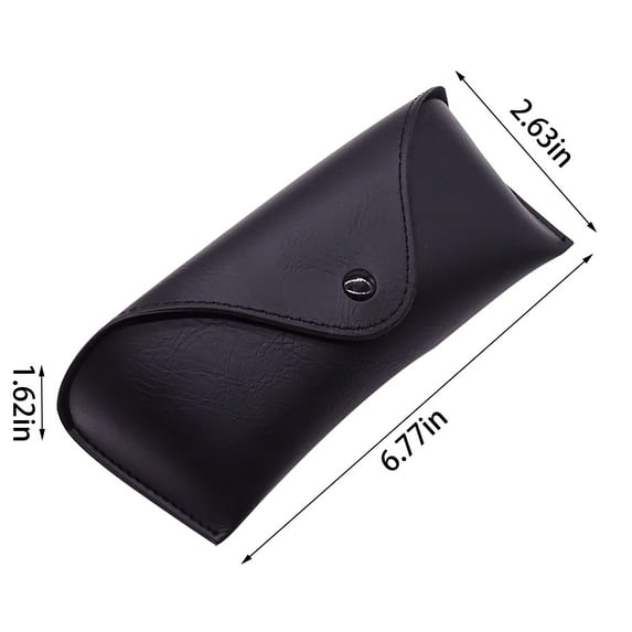 Glasses Storage Bag*1 Bags 1Pc Leather Glasses Case Sunglasses Solid Color Bag Eyewear Box Lightweight Convenient Protable