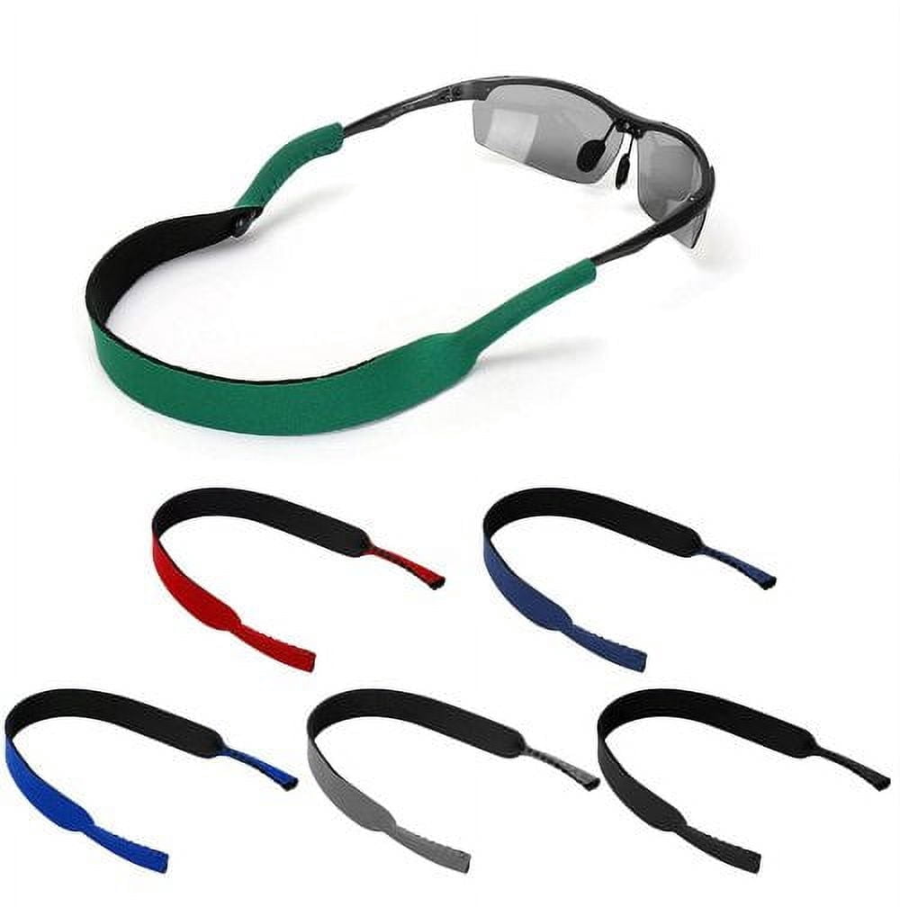 8 Pack Adjustable Silicone Glasses Straps - Anti-Slip Eyewear Retainer For Sports
