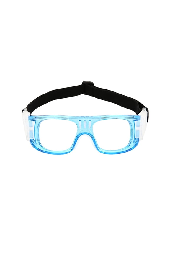Glasses for Outdoor Sports Protective Eyewear for Racquetball Basketball Football with PC Lens and Foam Padding, 15x5 cm, Blue