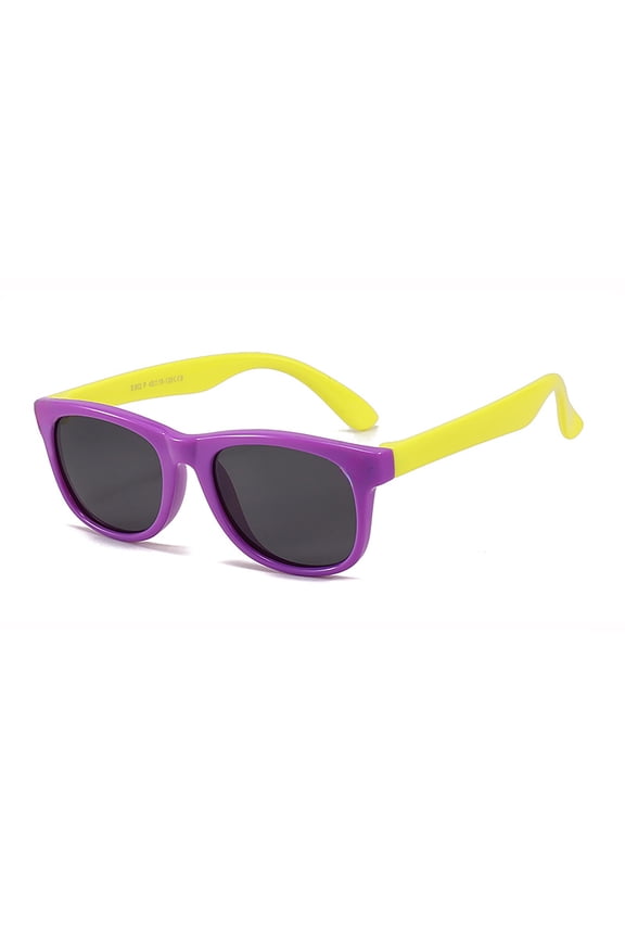 Glasses product category Kids Polarized for Everyday Outdoor with Flexible TPEE Rubber Frames Trusted for Toddlers and Children, Purple