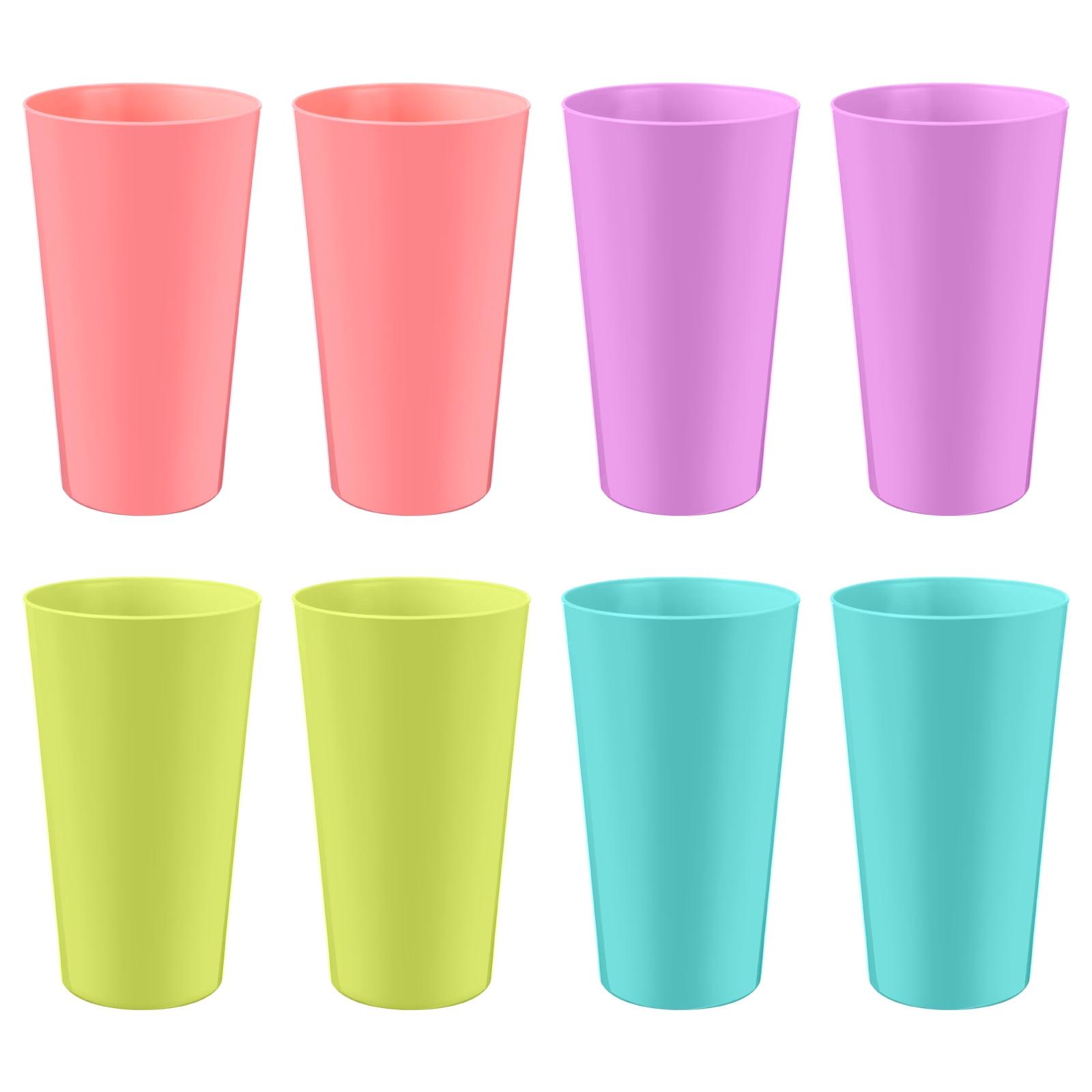 Glasses with Lid Drinking Cup Household Water Coffee Mugs Plastic Cups