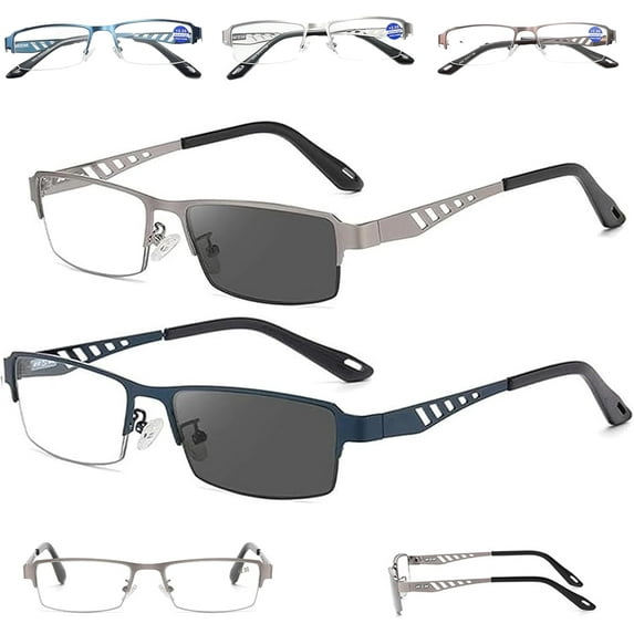 Glassesith Ultra-Light Multi-Focal
Ultra-Light Multi-focal Photochromic Reading Glasses, Progressive Reading Glasses Men