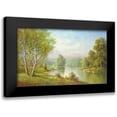 thumbnail image 1 of Glassl, Helmut 18x12 Black Modern Framed Museum Art Print Titled - SILENT WATERS, 1 of 5