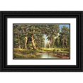 thumbnail image 1 of Glassl, Helmut 18x12 Black Ornate Wood Framed with Double Matting Museum Art Print Titled - AFTER THE RAIN, 1 of 4