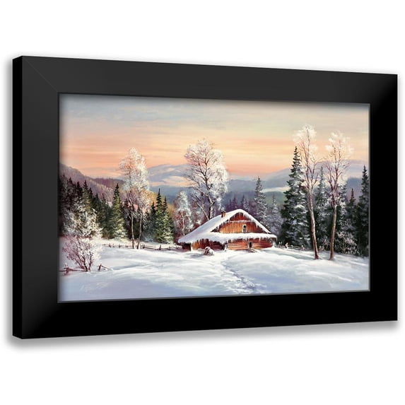 Glassl, Helmut 18x13 Black Modern Framed Museum Art Print Titled - SIBERIAN WINTER