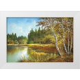 thumbnail image 1 of Glassl, Helmut 18x13 White Modern Wood Framed Museum Art Print Titled - SECRET POND, 1 of 4
