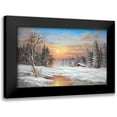 thumbnail image 1 of Glassl, Helmut 24x17 Black Modern Framed Museum Art Print Titled - TUNDRA NIGHT, 1 of 5