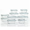 thumbnail image 1 of Glasslock 24 Piece Oven Microwave Safe Glass Food Storage Containers Set w/ Lids, 1 of 7