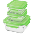 thumbnail image 1 of Glasslock Clear Glass Airtight Food Storage Container (3 Count), 1 of 1