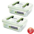 thumbnail image 1 of Glasslock Handy Rectangular Tempered Glass Food Container Set of 2 4500ml/19cup, 1 of 1