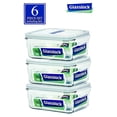 thumbnail image 1 of Glasslock Rectangular Tempered Glass Food Container Set of 3 1100ml/37oz, 1 of 1
