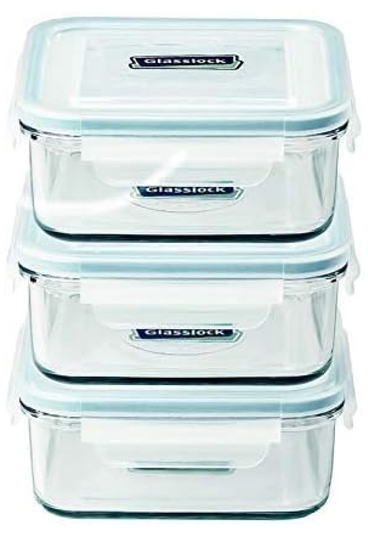 Glasslock Square Glass FoodStorage Container with Locking Lids