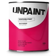Glasst 154554 1 gal Unpaint Removable Water Base Matte Interior Wall Paint, Clear Base