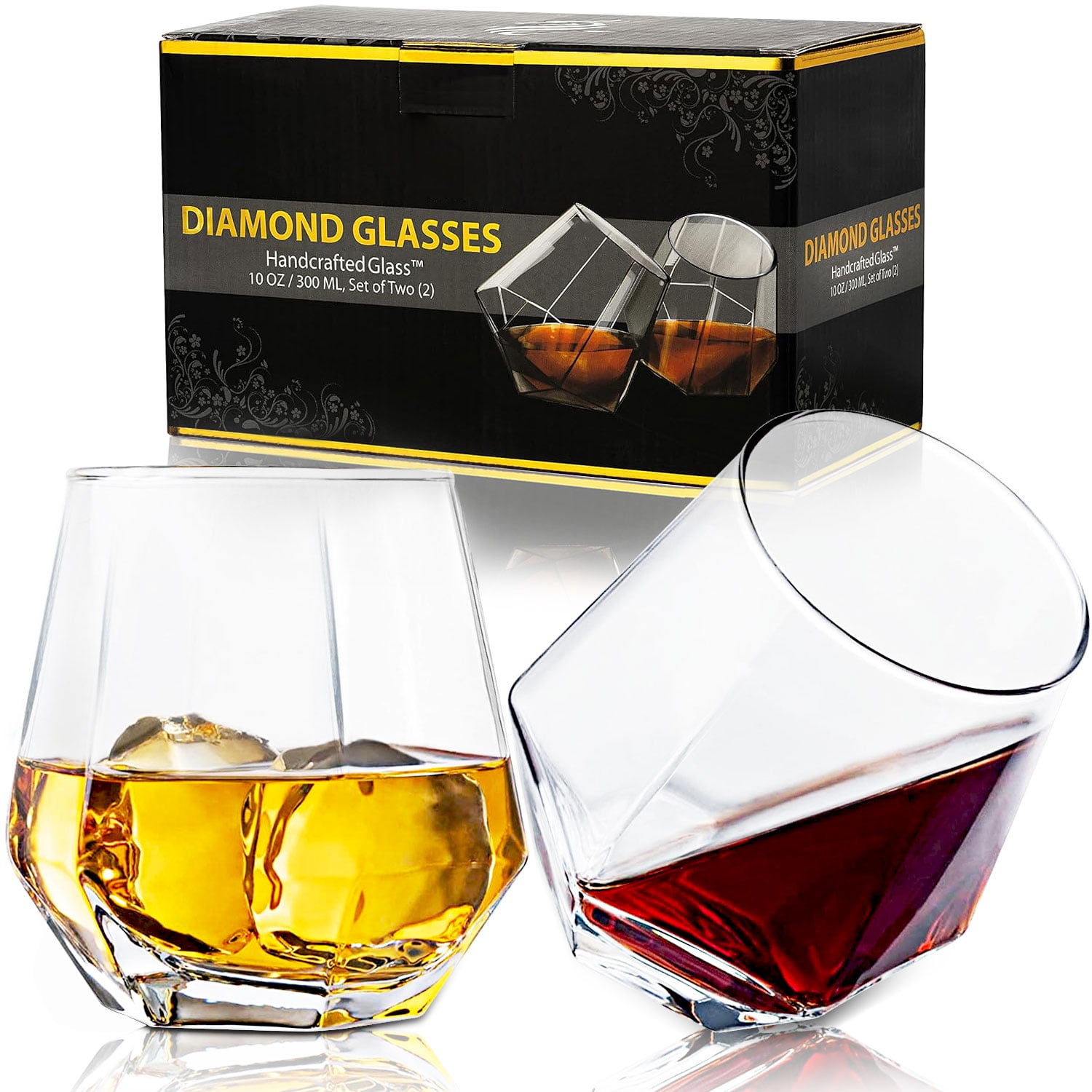 Lynxx Diamond Martini Glasses — Lynxx Spirits