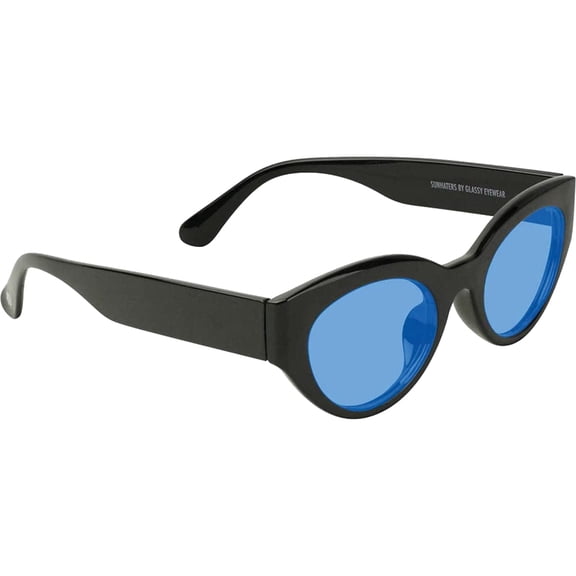 Glassy Moore Sunglasses Black / Ice - Unisex