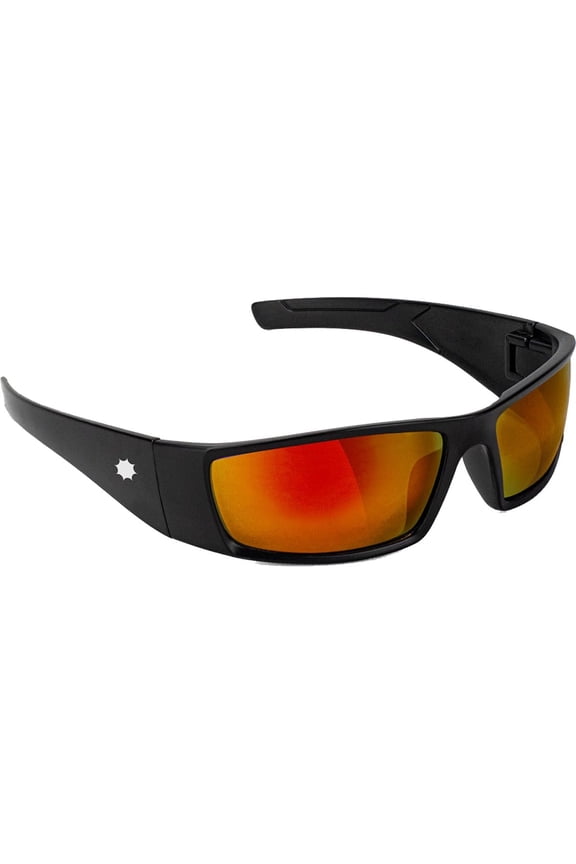 Peet Black/Red Mirror Sunglasses