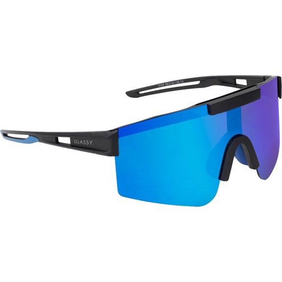 Glassy Salt Black/Blue Sunglasses