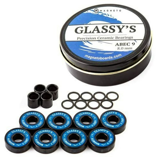 a Set of 4 Pro Skateboard Longboard Wheels 59mm*45mm 78a ABEC 9 Spacers Red for sale online
