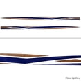 thumbnail image 1 of Glastron 05726522 Metallic Gold / Blue 105 x 4 3/8 Inch Vinyl Boat Graphic Decals (Set of 2), 1 of 2