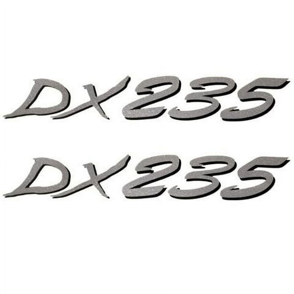 Glastron Boat Emblem Decal Sticker 0572944 | DX 235 Black (Pair)