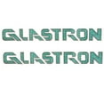 thumbnail image 1 of Glastron Boat Emblem Decal Stickers | White Black Mottled (Pair), 1 of 1