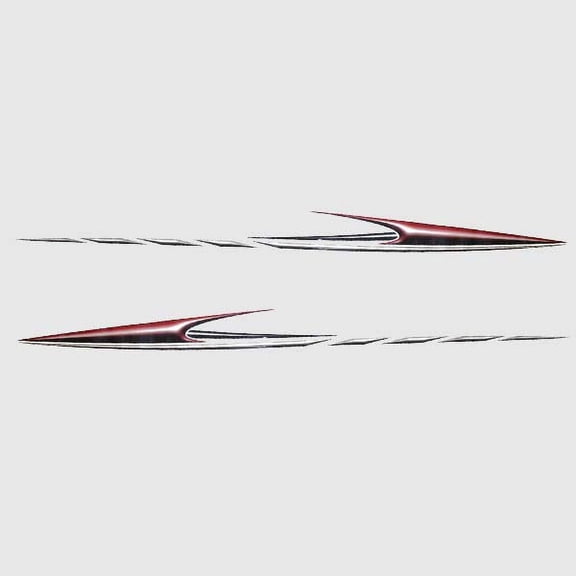 Glastron Boat Graphic Hull Decals | 2009 MX Sticker (Set of 2)