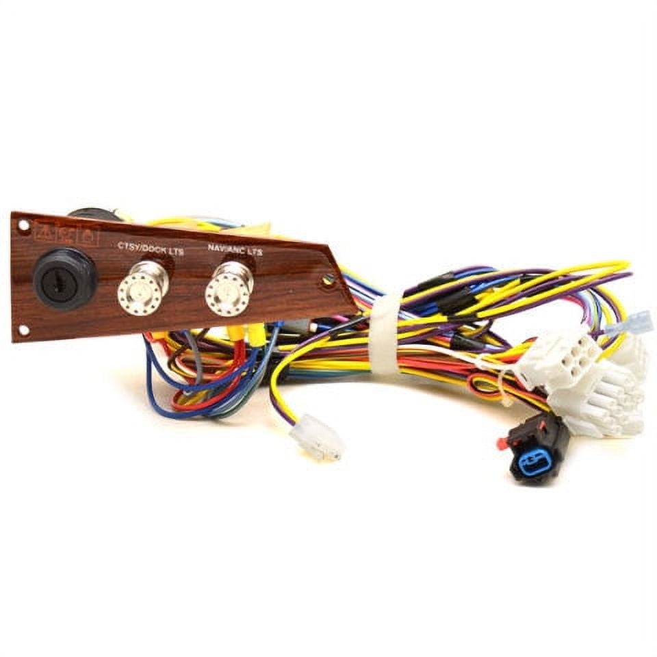 Glastron Boat Ignition Switch Panel 0254918 GT Woodgrain