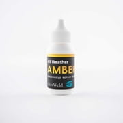 GlasWeld 30 ml All Weather Windshield Rock Chip Repair Resin   Amber, High-Clarity Auto Glass Repair Liquid for Cracks and Chips