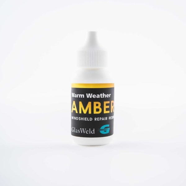 Glasweld Rock Chip Repair Resin Warm Weather -Amber -30ml