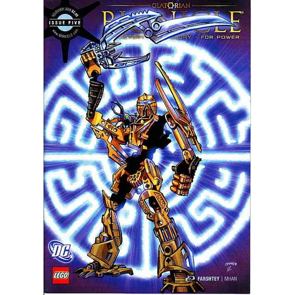 Glatorian: Bionicle #5 VF ; DC Comic Book