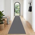 thumbnail image 1 of Glattice Hallway Runner 2x12 Washable Runners for Hallways Cotton Rubber Backed Kitchen Runner Braided Indoor Floor Carpet Runners for Entryway/Hallway/Kitchen/Bedroom, Dark Grey/Grey, 1 of 8