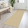thumbnail image 1 of Glattice Non Slip Rug Runner 2x5 Washable Runners for Hallways Cotton Rubber Backed Kitchen Runner Braided Indoor Carpet Runners for Entryway/Hallway/Kitchen/Bedroom, Warm Beige/Light Tan/Aprico, 1 of 10