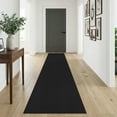 thumbnail image 1 of Glattice Hallway Runner 2x10 Washable Runners for Hallways Cotton Rubber Backed Kitchen Runner Braided Indoor Floor Carpet Runners for Entryway/Hallway/Kitchen/Bedroom, Black/Gray, 1 of 8