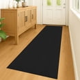 thumbnail image 1 of Glattice Runner Rug 2x7 Boho Washable Runner for Kitchen Cotton Rubber Backed Kitchen Runner Braided Indoor Floor Carpet Runners for Entryway/Hallway/Kitchen/Bedroom, Black/Gray, 1 of 8