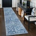 thumbnail image 1 of GLATTICE Runner Rug for Hallway 2x10 Non Slips Rug Runner Super Soft Kitchen Runner Rug Printed Faux Wool Floral Thin Blue Rugs for Entryway Laundry Room Bedroom, 1 of 8
