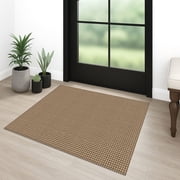 Glattice Throw Rugs with Rubber Backing 2x3 Boho Area Rug Washable Rugs for Entryway Braided Door Mat Indoor Outdoor Entrance Small Cotton Woven Carpet for Kitc