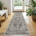 thumbnail image 1 of Glattice Washable Runner Rug 2x5 Tan Runners Non-Slip Ultra Soft Printed Distressed Medallion Floor Carpet Runner for Bedroom Hallway Kitchen, 1 of 9