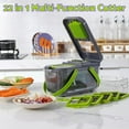 thumbnail image 1 of Glavbiku 22 in 1 Multifunction Cutter Vegetable Chopper with Container Kitchen Tool Set,Gray, 1 of 13