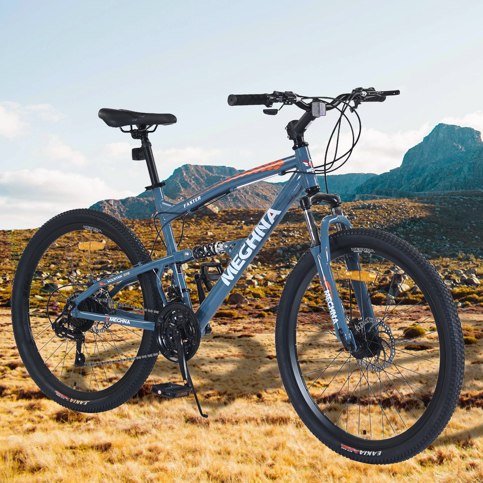 Glavbiku Unisex 26 inch Mountain Bike,21Speed Bicycle with Aluminum