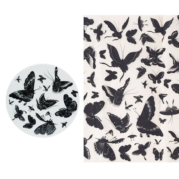 Glaze Underglaze Flower Paper Ceramic Decals